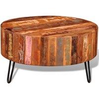 Solid wood recovery round Low Table