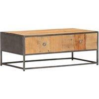 Low Table 90x50x35 cm solid recovery Wood