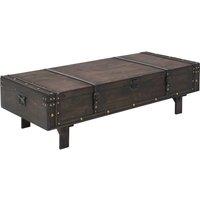 Low Table solid wood vintage style 120x55x35 cm