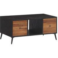 Low Table 90x50x41 cm solid recovery teck