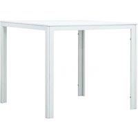 Low Table White 78x78x74 cm PEHD drink appearance