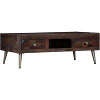 Low Table solid recovery Wood 100x60x35 cm