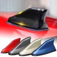 Waterproof Universal Car Radio Antenna Shark Fin Roof Decorative Antenna with Adhesive Tape Base with FM/AM Radio Function