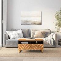 Low Table brown and black 80x54x40 cm mango tree drink
