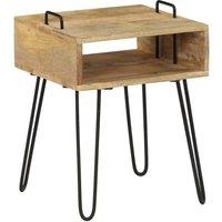 Solid mango wood bedside Table Table 40x34x47 cm