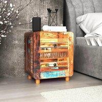 Solid recovery Wood bedside Table Table 43x33x51cm