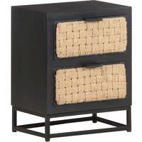 Solid mango wood bedside Table Table 40x30x50 cm