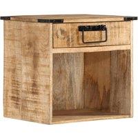Bedside Table Table 40x30x37 cm solid mango tree drink