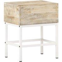 Solid mango wood bedside Table Table 40x30x50 cm