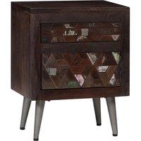 Solid recovery Wood bedside Table Table 40x30x50 cm