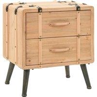 Solid pine wood bedside Table Table 50x35x57cm