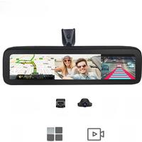 4 Camera Car Rearview Mirror 12" IPS Dash Cam GPS Navigation Android 8.1 2G RAM 32GB ROM 4K ADAS HD 1080P Camera Video Recorder