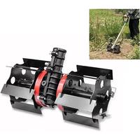 Universal Precision Alloy Lawnmower Mower Accessory Straight Oblique Blade Loosening Trenching Weeding Deep Plowing Wheel