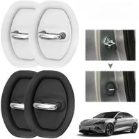 1set Door Handle Cover Silicone Car Door Mute Damping Cushion Door Lock Buckle Anti-collision Cover Car Door Lock Latches Cover