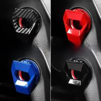 new Car Engine Start Stop Switch Button Cover Decorative Auto Accessories Push Button Sticky Cover Car Interior Car-Styling