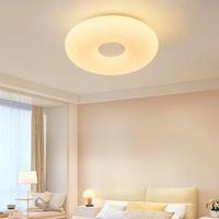 New LED simple ceiling light Warm master bedroom light donut starlight children's room light full spectrum eye protection light