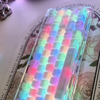 Fog Kermeates Keycap Silk Screen Transparent Keycap OEM Profile 130 Keys For Cherry MX mechanical keyboard 7U Space Key