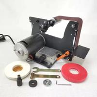 Belt Sander Motorized Belt Sander DIY Polishing Machine Sand Belt Machine Electric Knife Sharpener