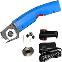 Mini Electric Scissors 4500rpm 35W Cordless Electric Circular Knife Rechargeable Trimmer Leather Fabric Leather Cutting Machine