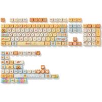 Akko Capybara MAO Profile Keycap Set 142-Key PBT Dye-sublimation Cute Cartoon Mechanical Gaming Keyboard Keycaps DIY Accessories