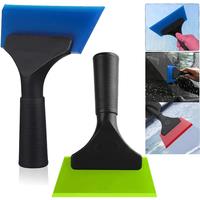 1Pc Clean Scraper Shovel Rubber Window Tint Squeegee Water Blade Wiper Glass Handy Car Wash Cleaner