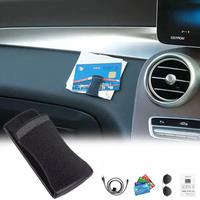 2/4PCS Sunglass Holder Card Glasses Ticket Holder Auto Car Clip Black Dashboard Door Adhesive Clips Car Styling Car Accessories