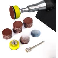 ITLY 1 Inch 100 Piece Sandpaper Set 25mm Sanding Disc Sanding Disc Abrasive Paper 1 Inch Abrasive