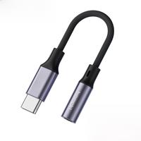Toocki Type C to 3.5mm Earphone Jack AUX USB C Cable Headphones Adapter 3.5 Jack Audio cable For Huawei P20 Xiaomi Mi 13 Samsung