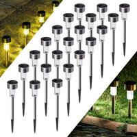 10/20/30PACK Solar Garden Light Outdoor Waterproof LED Solar Powered Lamp Decoration Street Lantern for Walkway Yard Patio