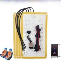 12V car seat heating, can install alloy wire heating pads for two seats, square control switch,