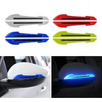 Reflective Stickers Warning Strip Tape Traceless Protective Car Sticker Warn on Car Rearview Mirror Exterior Auto Accessories