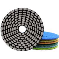4" Dry Diamond Polishing Pad Super Nano Scale Flexible Grinding Discs For Granite Marble Stone Concrete Floor Polishing 1 PCS