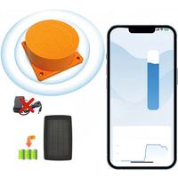 Morayelec Solar Energy Tuya Smart Life Mobile APP Wireless WiFi Remote Ultrasonic Real Time Water Tank Level Sensor Monitor