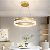 TRAZOS Modern Ceiling Lights Minimalist Design Pendant Lights Luxe Ring Chandelier Led Lamp for Bedroom Living Room Home Decor