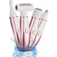 Electric Shaver 4 in 1 for Women, Portable Electric Razor for Women, Rechargeable Women Electric