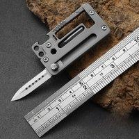 Outdoor Stainless Steel Folding Knife High Hardness Portable EDC Camping Pocket Knife Hiking Travel Self Defense Survival Knife