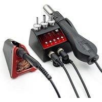 JCD 8898Pro 2 in 1 Soldering Station LCD Digital Display Welding Rework Station Wall-mounted Phone BGA SMD PCB IC Repair Tools