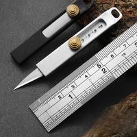 Outdoor Mini Folding Knife Edge Stainless Steel Multi-function Quick-opening Knife Gift Camping
