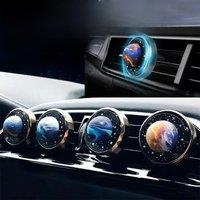 New car vent rotating asteroid air freshener clip,eight planetary shapes,suitable for car aromatherapy clips with various vents