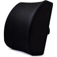 Car Lumbar Support Cushion Memory Foam Waist Pillow 2 Color Auto Seat Back Cushion for Car Chair