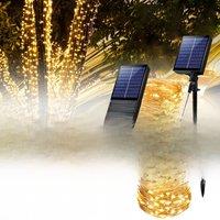 LED Solar String Lights Outdoor Fairy Light Waterproof Festoon Lamp Christmas Decor for Garden Tree Party 7/12/22/32/52/102M