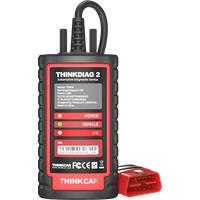 THINKCAR Thinkdiag 2 Car Full System Diagnostic Tools Auto OBD2 Scanner CANFD Protocol Bi-Directional ECU Coding 1 Year Free