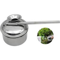 1Piece Blowing Glaze Pot Clay Oil Pot DIY Coloring Tool Detachable Stainless Steel 100ML Painting Paint Spray Pot