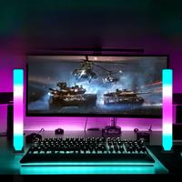 USB LED Table Lamp RGB Music Synchronous Rhythm Light TV Computer Desktop Atmosphere Mood Lights For Home Gaming Room Decoration