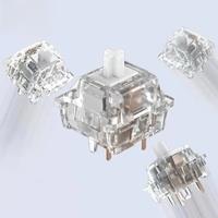 LEOBOG ICE Clear Switch 30g 5 Pins Tactile Small Pressure Mechanical Keyboard Switches Hot Swap Factory lubrication Myasthenia