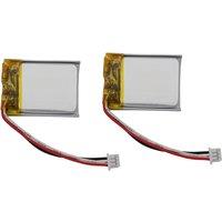 2pcs 3.7V 150mAh 0.55Wh Li Lithium Battery 402025 NTC 3-Wires 042025 JST 3pin 1.25 For Bluetooth Smart Connect Hearing Aids