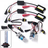 12V 35/55W HID Xenon Bulb Car Headlight H1/H3/H7/H11/9005/HB3/9006/HB4 Auto Headlamp Kit With Slim Block Ballast DC