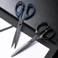 DGEV 210/175mm Black Stainless Steel Scissors Business Office Stationery Home Tailor Shears Kitchen