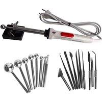 Flower Ironing Tool Set DIY White Artificial Flower Making Tools Fabric Flower Ironing Machine