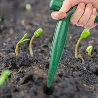 1pc Handheld Garden Hole Puncher Clear Scale Planting Tools Lightweight Digging Hole Tool Sowing Seeds Dispenser For Hole Diggin